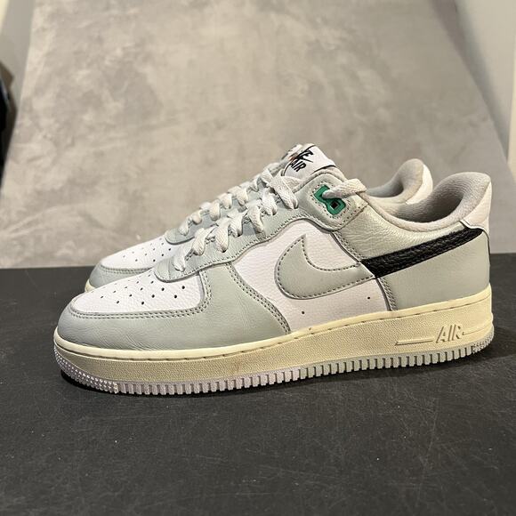 Nike Air Force 1 Low Split Shoes Mens 8.5 Light Silver DZ2522-001 Retro Classic - Picture 3 of 12